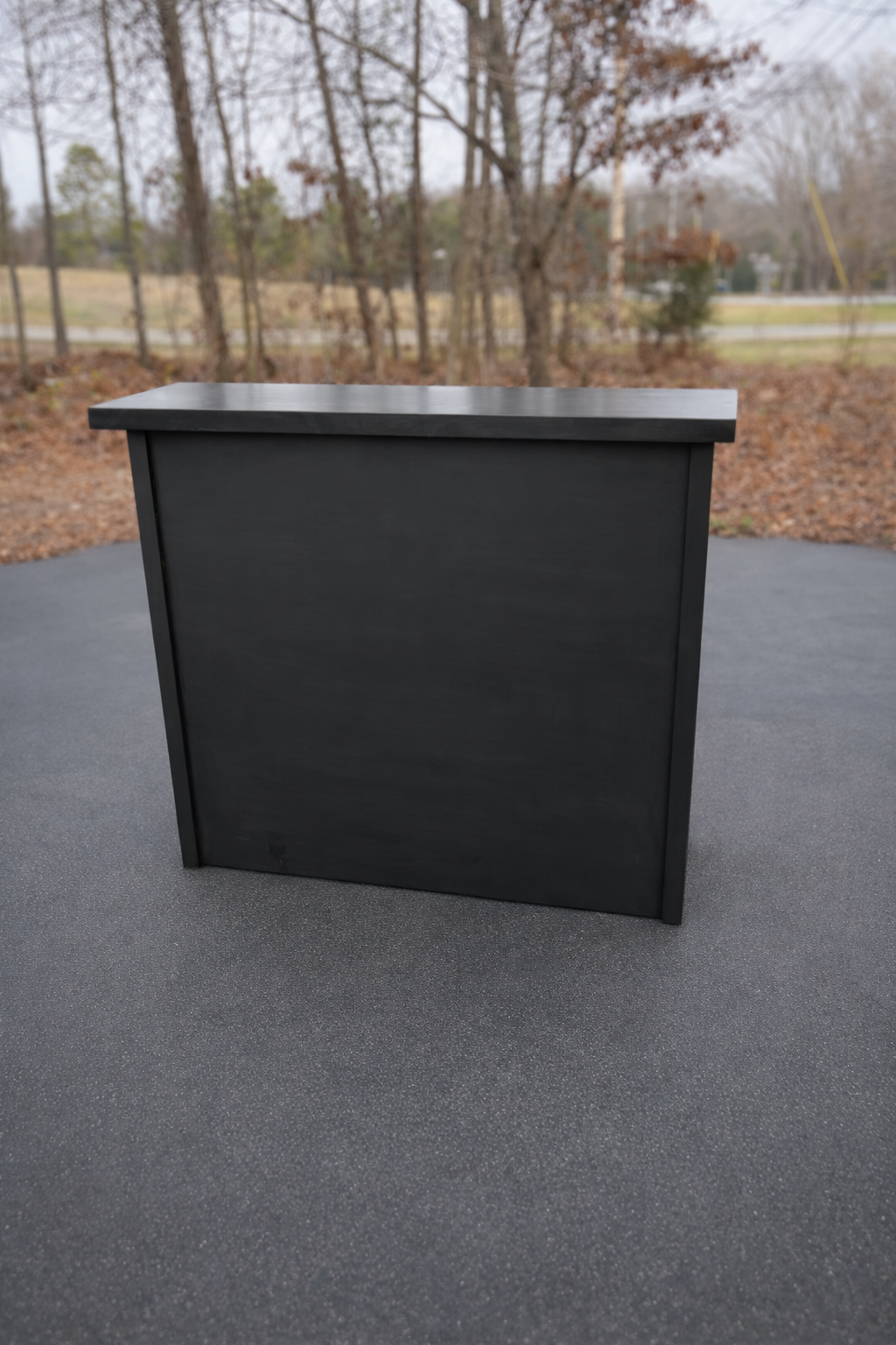 4ft Collapsible Bar (Black with Black Counter)